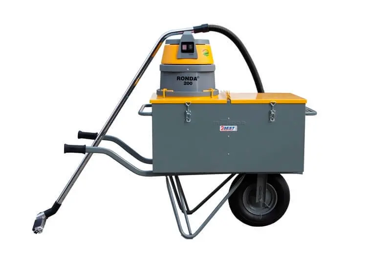 Dust-Best 2200 Kruiwagen met stofzuiger en H-klasse filter