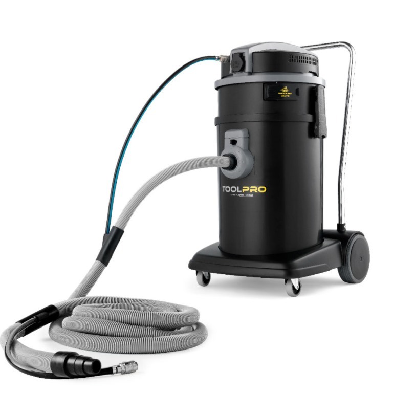 GHIBLI stofzuiger met pneumatische en elektrische aansluiting, 50 ltr