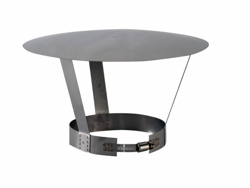 Edelstahl-Abgasregenkappe für K 120 / K 160 eco / K 160 eco-e / K 170 / K 220
