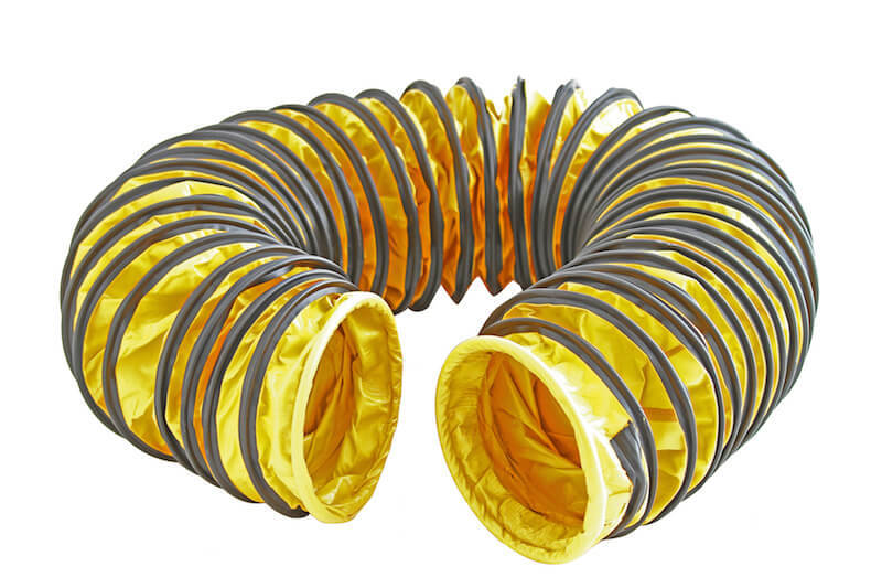 Lufttransportschlauch, Ø550mm, Länge 7600mm, hitzebeständig, Typ B
