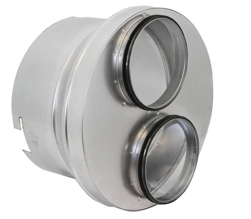 [5001200018] HEYLO tweetraps aanzuig-, uitblaasadapter (1 x 420 mm > 3 x 205 mm) voor PowerVent 8000